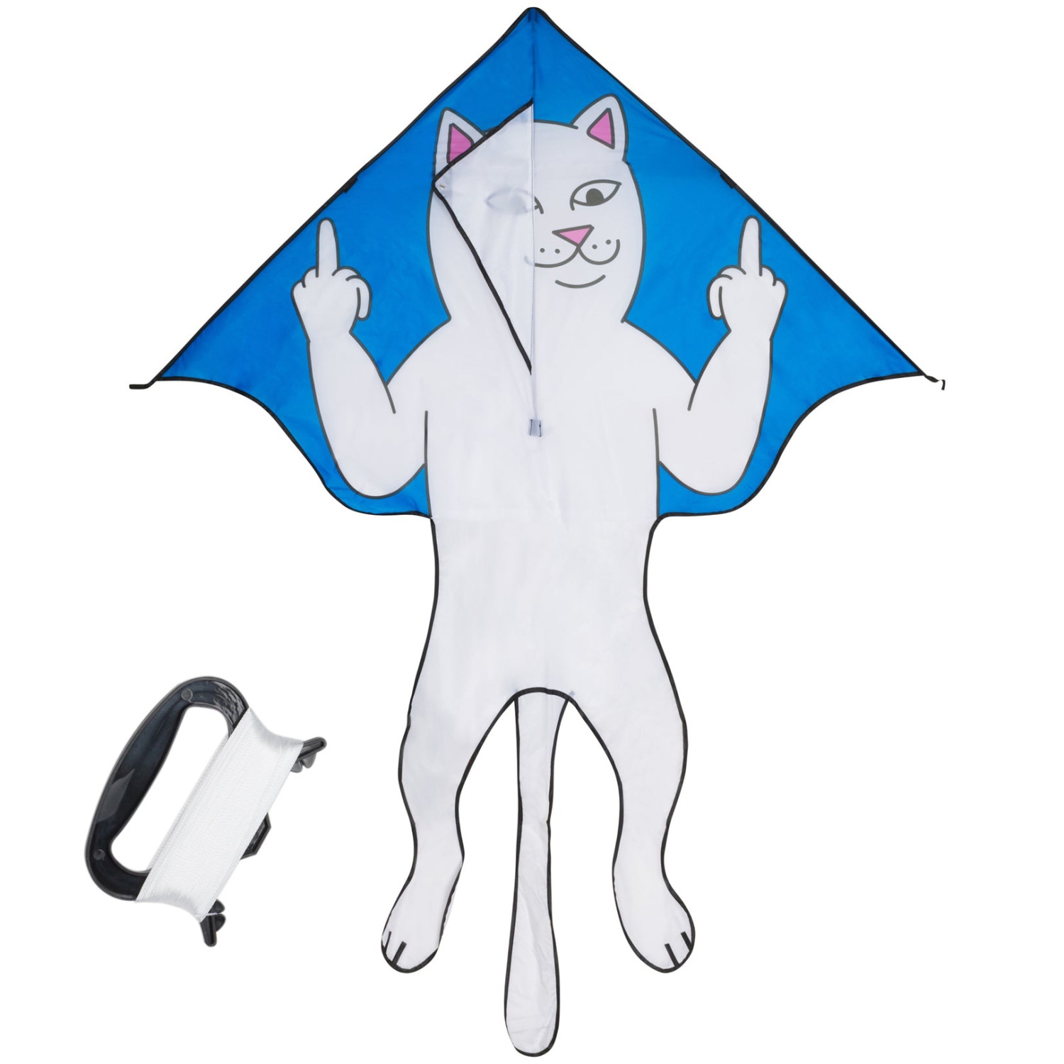 Змей Воздушный RIPNDIP Lord Nermal Toy Kite Blue купить в Бордшоп#1